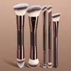 Brocha de Base y Rubor de Doble Extremo Transfronteriza Suave Pelo Herramientas de Maquillaje Brocha para Contorno Brocha para Polvo Suelto Set de Brochas de Maquillaje