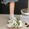 Zapatillas deportivas para mujer de cuero genuino con suela gruesa para aumentar la altura, modelo otoño 2026, zapatillas casuales con puntera de concha, zapatillas blancas para mujer, calzado deportivo
