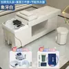 ¡Guau! Cama para Lavar el Cabello para Barberías, Salones de Peluquería y Salones de Belleza, con Limpieza de Oídos de Tumbado Completo Estilo Tailandés, Circulación de Agua a Temperatura Constante, Vaporización y Masaje