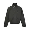 Chaqueta de Trabajo de Lona Barn para Hombre Primavera Ajuste Americano Limpio Marca de Tendencia Retro Silueta Holgada Chaqueta con Cuello Alto