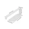 Portarrollos de Papel de Cocina sin Taladro, Adhesivo, Montaje en Pared, Barra para Toallas de Cocina, Portapapeles Multifuncional para Gabinete, Baño