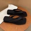 Chinelos Prateados Femininos para Verão Novos Chinelos Macios com Solado Grosso Sandálias Chinelo Bonitas Francesas para Férias Sapatos de Praia