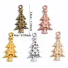 Pingente de Árvore de Natal Multicolorido DIY Acessórios de Joias de Liga Retro Pingente Decorativo para Colar Pulseira Venda Quente Transfronteiriça