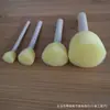 Suministro de fábrica en stock 4 juegos de 5 juegos de sello de esponja redonda tipo hongo con mango de madera pincel de esponja para graffiti infantil