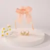 Bolsa de Gasa con Lazo, Bolsa para Empaque de Muestras Cosméticas, Bolsa de Regalo, Bolsa de Regalo de Organza, Bolsa de Malla con Logo Personalizado