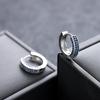 Pendientes de diamantes completos para hombres, pendientes de personalidad de moda hip-hop europea y americana de alta calidad para mujer, joyería combinable al por mayor