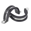 Tarjeta de soporte de tira galvanizada directa de fábrica tarjeta de caballo de goma clip de cable de alambre para tira tarjeta Ohm en forma de U