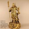 Tongguan Gong Guan er ye grande decoração latão Wu Deus da riqueza casa sala de estar Guan Yu Wu Sheng Guan Gong estátua loja abertura