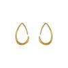 Pendientes de Aguja Plateada, Gama Alta, Nicho, Femeninos, Venta al por Mayor 24 Pendientes Nuevos Retro Europeos y Americanos de Latón Chapado en Oro, Dropshipping