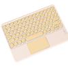 Teclado Inalámbrico Personalizado con Teclas Redondas de Gota de Agua Adecuado para Teléfonos Móviles, Tabletas, iPads, Oficina Teclado Táctil Bluetooth Universal Venta al por Mayor