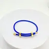 Cuerda de Alambre de Acero Cuerda de Mano Ajustable Hebilla de Figura de Ocho Pulsera Cuerda de Mano DIY Hebilla de Figura de Ocho Color Oro Real 18K Conservación del Color con Cuerda
