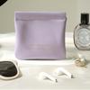 Bolsa cosmética de metralla, Bolsa portátil para lápiz labial, Bolso pequeño de mano, Mini bolsa interior, Almacenamiento de auriculares con cierre automático