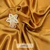 Tela satinada / Color liso seda traje antiguo Hanfu traje Tang Qipao ropa formal forro tela de satén de seda material