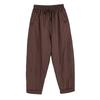Tiro real invierno retro algodón algodón pantalones cintura elástica delgados pantalones Harlan cálidos gruesos pantalones casuales