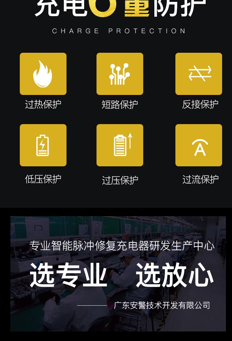 汽车电瓶充电器12v24v伏