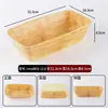 Plato de exhibición para buffet de olla caliente sukiyaki con diseño de madera de melamina, plato giratorio rectangular para verduras y champiñones