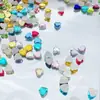 Acessórios de Joias em Formato de Coração de Pêssego de 4mm Joias DIY Diamante Decorativo Nail Art Diamante Usável Nail Art Joias Estilo Quente Atacado