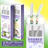 Popotes de Vidrio Transparentes Resistentes al Calor, Vasos para Té de Leche, Vasos para Jugos, Empacados Individualmente, Reutilizables, Caja para Mayoreo