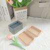 Caja de Jabón Simple para el Hogar Estante de Jabón para Encimera de Baño Estante de Almacenamiento para Baño Malla Gruesa Grande de Doble Capa con Drenaje