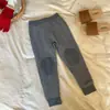 Pantalones Térmicos Acolchados de Doble Capa Rayados de Algodón con Seda de Morera + Lana de Oveja, Capa Interior para Uniforme Escolar de Niños de Invierno Aimobeibei