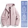 Chaqueta Luo Duo para Hombre 2025 Nueva Primavera y Otoño Juvenil Exterior Impermeable y Cortavientos Chaqueta Tres en Uno para Hombre