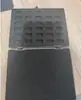 Caja de chips con ranura de plástico, silicona, cristal, BGA, componentes electrónicos aeroespaciales, IC, caja de embalaje de espuma antiestática