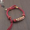 Cuerda de pulsera de flor de durazno Sansheng Sanshi Shili, pulsera de cuentas diy, puede ensartar pulsera de joyería, cuerda de muñeca para pareja de hombres y mujeres