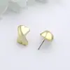 Pendientes de Temperamento de Moda Retro Ins Simples Transfronterizos Europeos y Americanos Personalidad Nicho Diseño Único Forma Irregular Pendientes para Mujer