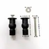 Tornillo de Expansión Universal Accesorios para Asiento de Inodoro Perno de Goma de Doble Bola Piezas de Fijación Superiores para Asiento de Inodoro
