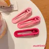 Lindo Pasador de Dopamina Primavera y Verano Nuevo Pasador Femenino Estilo Crema Estilo Dulce Flequillo Pinza Lateral Clip de Pato de Dibujos Animados