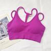 Conjunto de Sujetador Deportivo para Mujer Estampado de Leopardo Correa Delgada Espalda Hermosa Sexy Secado Rápido Transpirable Rodillo de Hierro Ropa Interior de Yoga Chaleco Deportivo