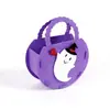 Bolsa de dulces de mano creativa para niños de Halloween, bolsa de regalo de tela no tejida para hacer tú mismo, bolsa de regalo de tela de fieltro tridimensional, venta al por mayor
