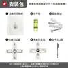 Tablero perforado colorido inspirado en la dopamina para decoración de pared de sala de estar, un nuevo estante de almacenamiento metálico engrosado con accesorios magnéticos, diseñado para ocultar imperfecciones