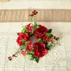Guirnalda de Velas de Venta Caliente Transfronteriza Guirnalda de Peonías Decoración de Mesa de Comedor Fiesta Guirnalda de Candelabros Adornos de Escritorio Festivos