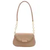 2026 Nova Bolsa Pequena Feminina Estilosa Vintage Versátil Ins para o Dia a Dia com Corrente, Bolsa de Ombro, Bolsa de Ombro Estilo Coreano