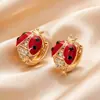 Xuping Brazaletes Rusos Transfronterizos para Oreja, Aros Color Oro de 18K con Incrustaciones de Diamantes, Joyería de Lujo Ligero de Alta Gama al por Mayor para Mujeres