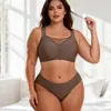 Comercio Exterior Transfronterizo de Amazon Sujetador Popular Ruso de Talla Grande para Mujer con Soporte Lateral y Características de Recogimiento del Pecho, Sujetador Fabricado en Fábrica
