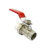 Válvula de bola de cobre de doble junta suelta PPR, interruptor de válvula manual para puerta, válvula de bola de cobre termofusible DN20 25 32, accesorios de tubería para decoración del hogar