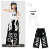 Conjunto de Baile de Jazz Hip-Hop para Niñas, Top de Práctica Infantil, Ropa de Calle de Hip-Hop de Moda para Niños, Moda de Pasarela para Niñas