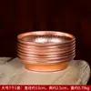 Cuenco de Suministro de Agua Chasis Dios de la Riqueza del Agua Cuenco de Suministro de Agua de Cobre Plato de Agua Bendita para Buda Hogar Plato de Purificación de Agua de Cobre Rojo del Tíbet