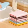 Trapo de Carbón de Bambú, Trapo de Seda Plateada, Trapo de Terciopelo Coral de Doble Capa, Trapo de Puntos, Toalla de Lavado de Coches Catiónica con Patrón de Ondas de Agua, Toalla de Baño