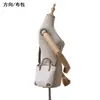 Bolso de Lona Casual Mini Estilo Japonés para Mujer Bolso para Teléfono con Cremallera de Cuero Genuino Bolso para Teléfono de Hombro Único Cruzado Bolso Cuadrado Pequeño Artístico