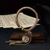 Pulsera Original Tejida a Mano con Nudo Vajra Thangka Ocho Deidades Guardianas Pulsera de Tara Verde Sala de Transmisión en Vivo