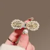 Presilha de Cabelo Elegante em Formato de Galho para Mulheres, Novo Estilo de Presilha para Franja Lateral, Grampo de Pérola, Presilha de Cabelo para Cabelo Solto, Presilha de Bico de Pato