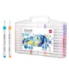 Bolígrafo Marcador Acrílico Deli Hm108-48 Pigmento Bolígrafo de Color Específico para Estudiantes Marcador Acrílico
