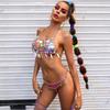 Corrente de Peito Carnaval de Comércio Exterior para Mulheres Corrente Corporal com Franja para Festival de Música de Verão Corrente de Peito Sequinha Sexy Europeia e Americana Decoração