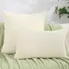 Fronha Estilo Nórdico, Almofada Simples Cor Sólida com Textura de Abacaxi, Travesseiro Decorativo para Sofá de Sala de Estar Casa de Hóspedes Sem Enchimento
