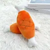 Juguete para perro, peluche sonoro para mascotas, compañero de dormir, juguete de pierna de pollo con sonido de pimiento, dispositivo para moler dientes y aliviar el aburrimiento, juguete para gato