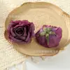 Cabeças de Flores de Rosa Simuladas, Decoração de Casamento em Tecido Vintage, Parede de Flores, Lapela, Acessórios de Cabelo, Acessórios de Flores Artesanais DIY para Venda por Atacado