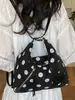2026 Bolso de Hombro Nuevo Elegante de Moda Ins de Gran Capacidad con Lunares y Bloques de Color Frescos Bolso Casual de Moda para el Trabajo Bajo el Brazo